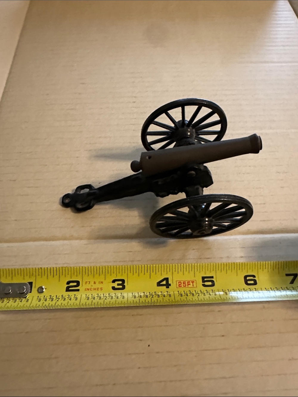 Vintage-Style Cannon Figurine -